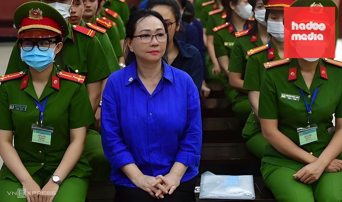 Bà Trương Mỹ Lan tại phiên tòa phúc thẩm hồi tháng 5/2025. Ảnh: Thanh Tùng