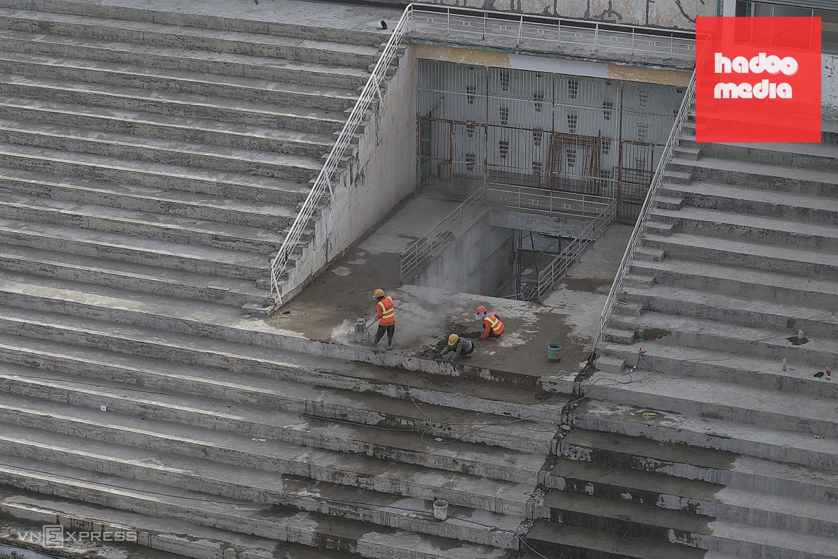 Sân Thống Nhất đổi mới toàn diện sau 2 tháng cải tạo