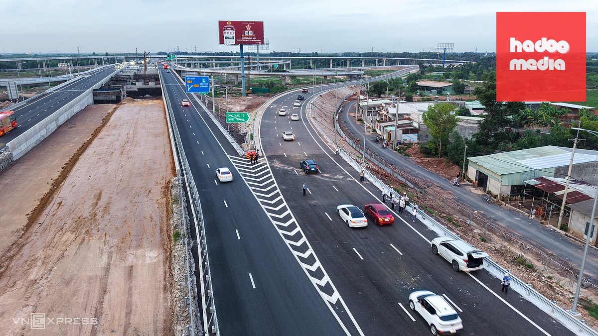 Diện mạo mới của siêu nút giao kết nối hai cao tốc với sân bay Long Thành
