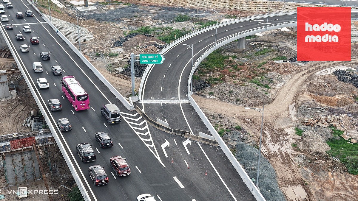 Diện mạo mới của siêu nút giao kết nối hai cao tốc với sân bay Long Thành