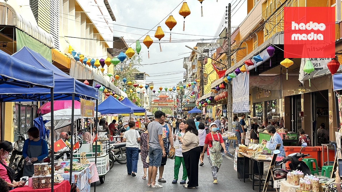 Phố Người Việt ở Udon Thani được xem như nơi sinh hoạt, hướng về cội nguồn của cộng đồng người Việt Nam tại Thái Lan - Ảnh: NVCC