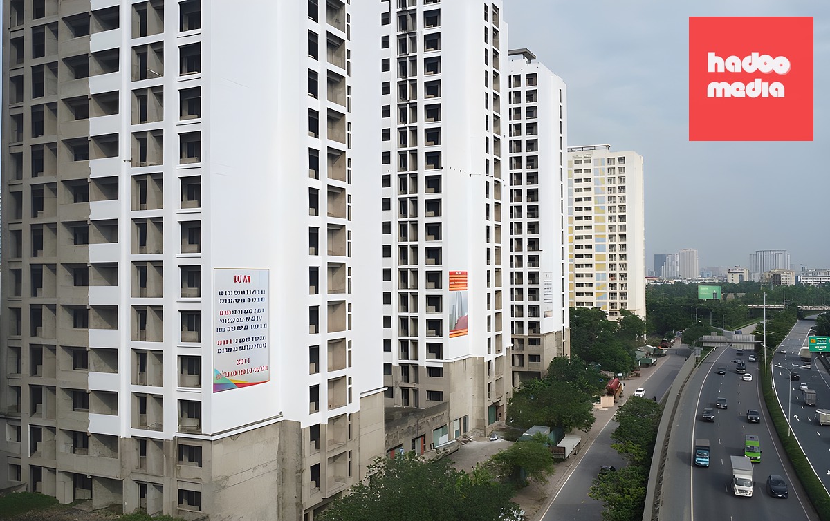 Dự án nhà ở sinh viên tại khu Pháp Vân - Tứ Hiệp sẽ được xem xét thành nhà ở cho thuê. Ảnh: Hoàng Phong