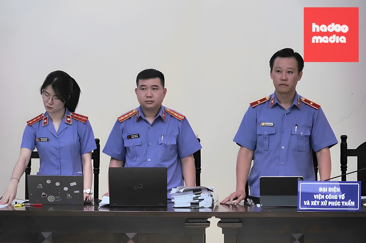 Đại diện cơ quan công tố tại tòa. Ảnh: Danh Lam