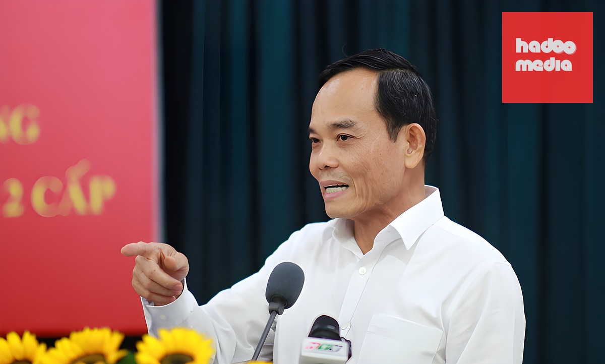 Bí thư Trần Lưu Quang phát biểu tại hội nghị, sáng 28/5. Ảnh: An Phương