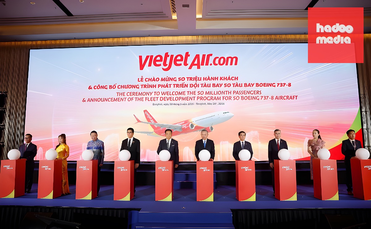 Vietjet chào mừng 50 triệu lượt khách Việt Nam - Thái Lan - Ảnh 1.