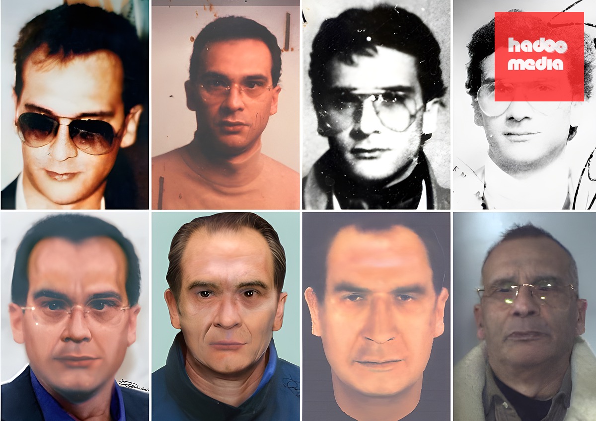 Biến đổi diện mạo của Matteo Messina Denaro theo năm tháng. Ảnh: Libera
