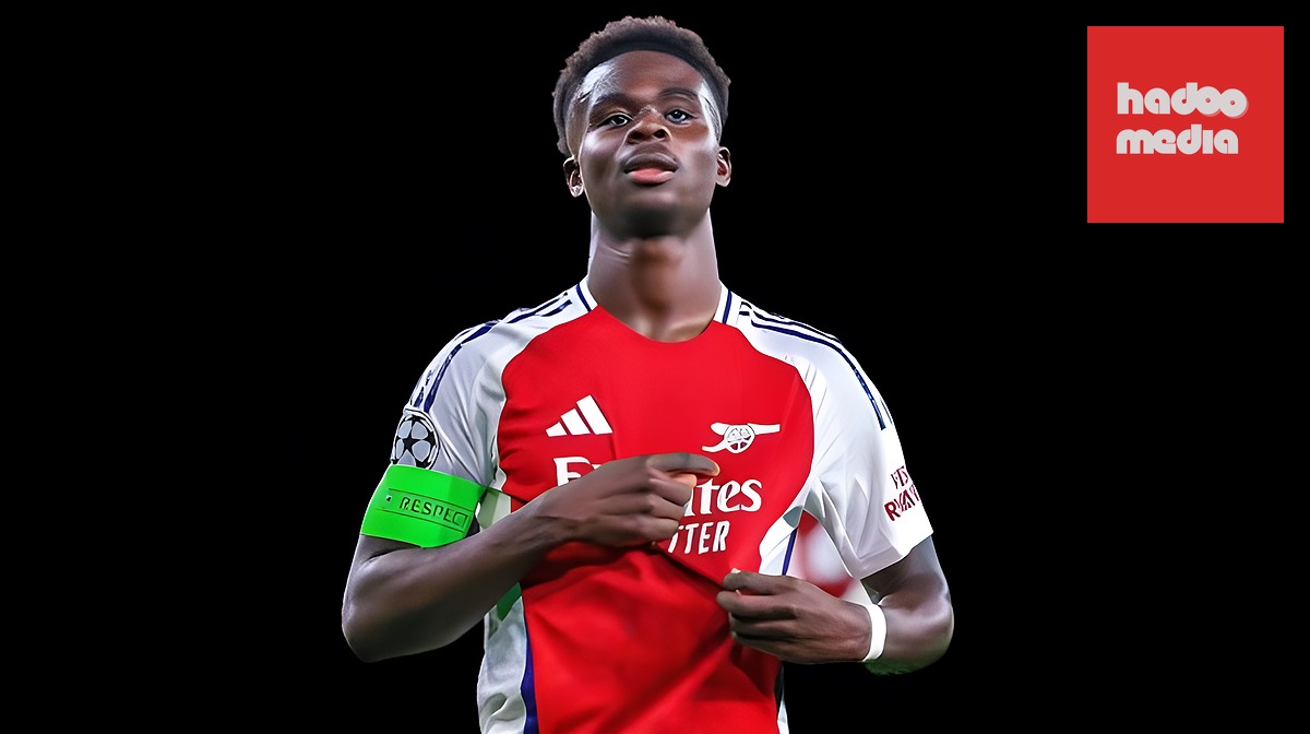 Saka là đầu tàu đáng tin cậy của Arsenal.