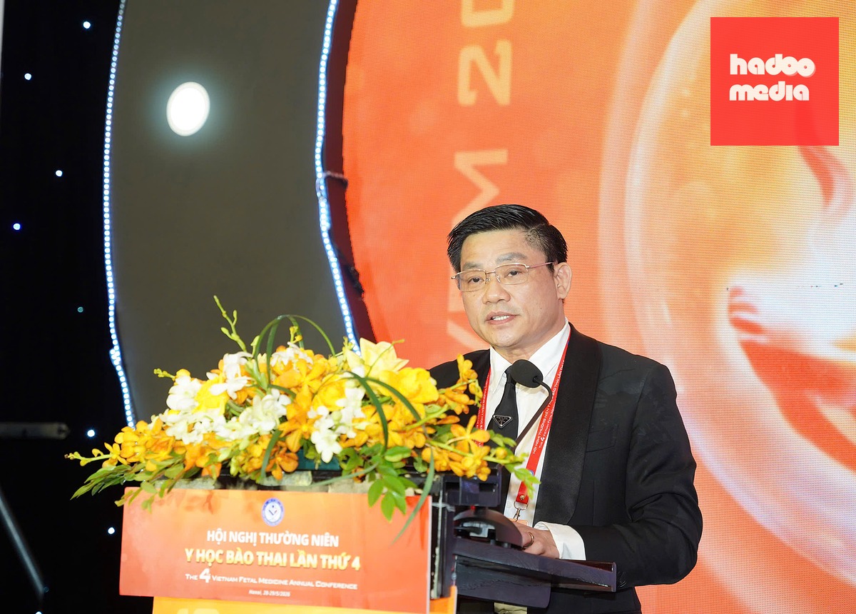 GS.TS Nguyễn Duy Ánh phát biểu tại hội nghị - Ảnh: BVCC