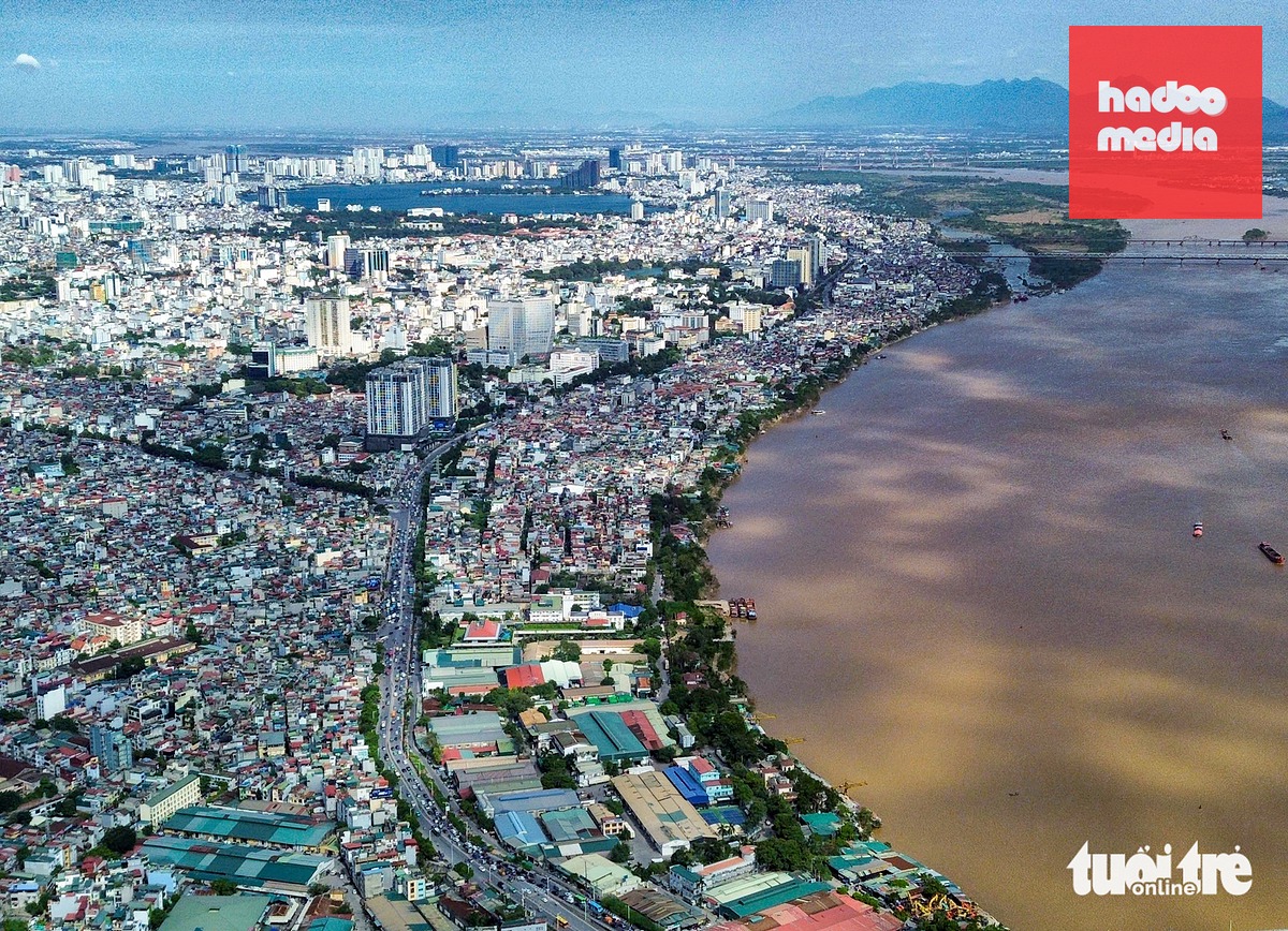 Trục đại lộ cảnh quan sông Hồng được kỳ vọng thay đổi diện mạo đô thị trung tâm Hà Nội - Ảnh: HỒNG QUANG