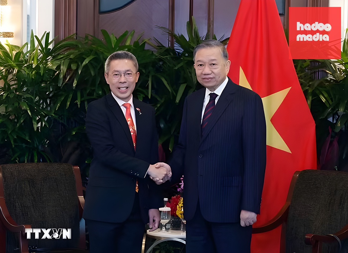 Tổng Bí thư, Chủ tịch nước Tô Lâm tiếp ông Jonathan Yap, Tổng giám đốc Tập đoàn CapitaLand. Ảnh: TTXVN