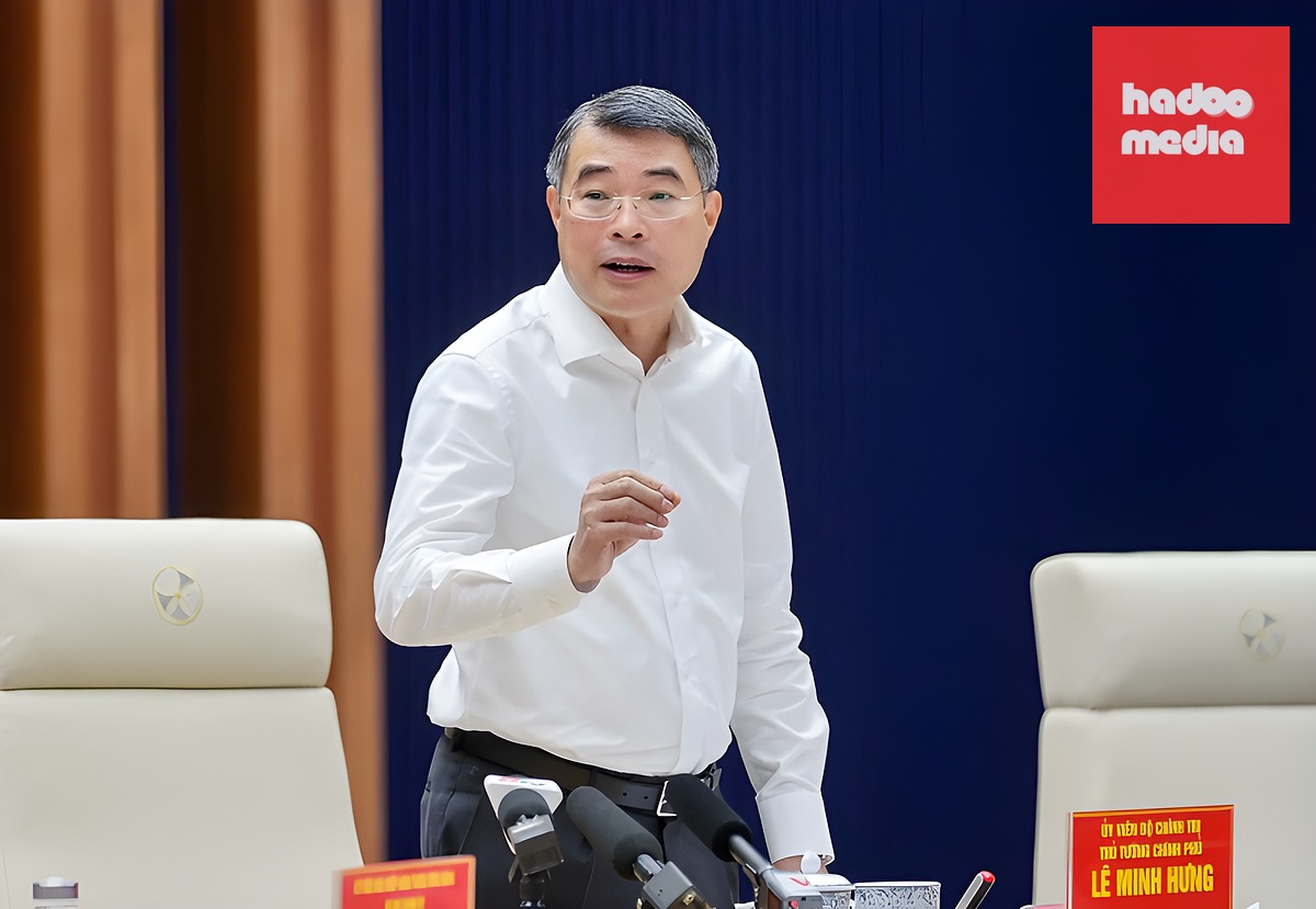 Thủ tướng Lê Minh Hưng chủ trì cuộc làm việc với lãnh đạo thành phố Hải Phòng và các tỉnh Quảng Ninh, Bắc Ninh, Ninh Bình, Hưng Yên về phát triển nhà ở cho thuê ngày 1/6. Ảnh: Đàm Thanh