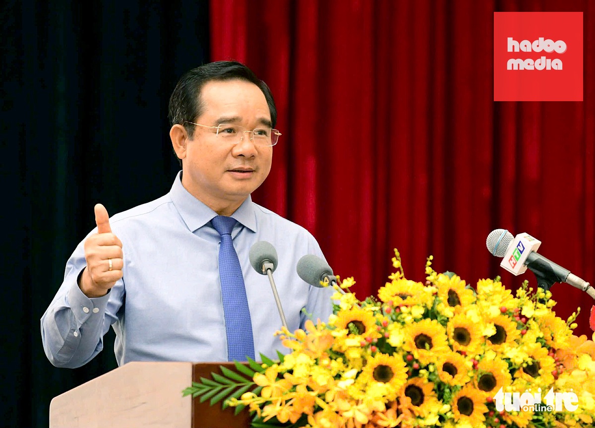 Chủ tịch UBND TP.HCM Nguyễn Văn Được làm tổ trưởng tổ công tác đặc biệt tháo gỡ khó khăn, vướng mắc cho các công trình, dự án tồn đọng kéo dài trên địa bàn TP.HCM - Ảnh: QUANG ĐỊNH