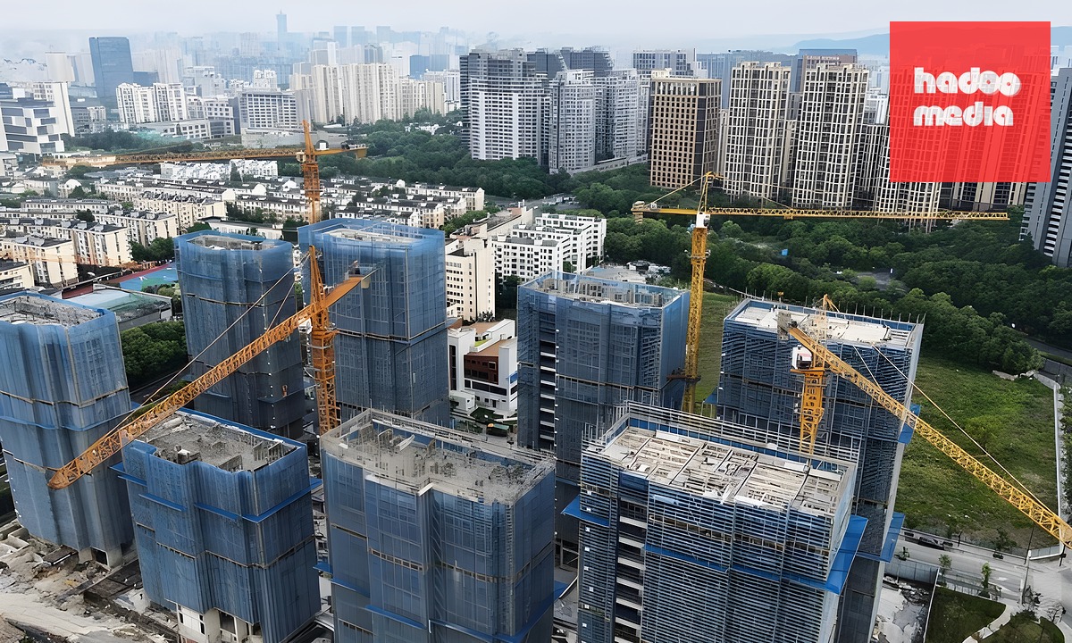 Một dự án chung cư tại Hàng Châu (Trung Quốc) tháng 5/2024. Ảnh: VCG