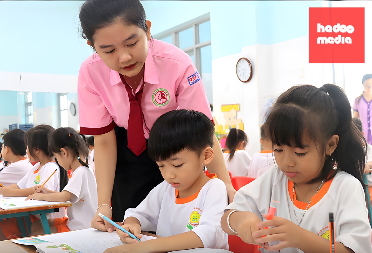 Một lớp học tại xã Thạnh An - Ảnh tư liệu: LÊ HUY