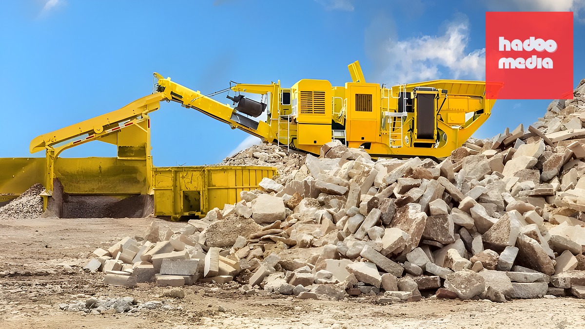 Một hệ thống tái chế bê tông thải được phát triển bởi hãng Sika. Ảnh: Sika.com