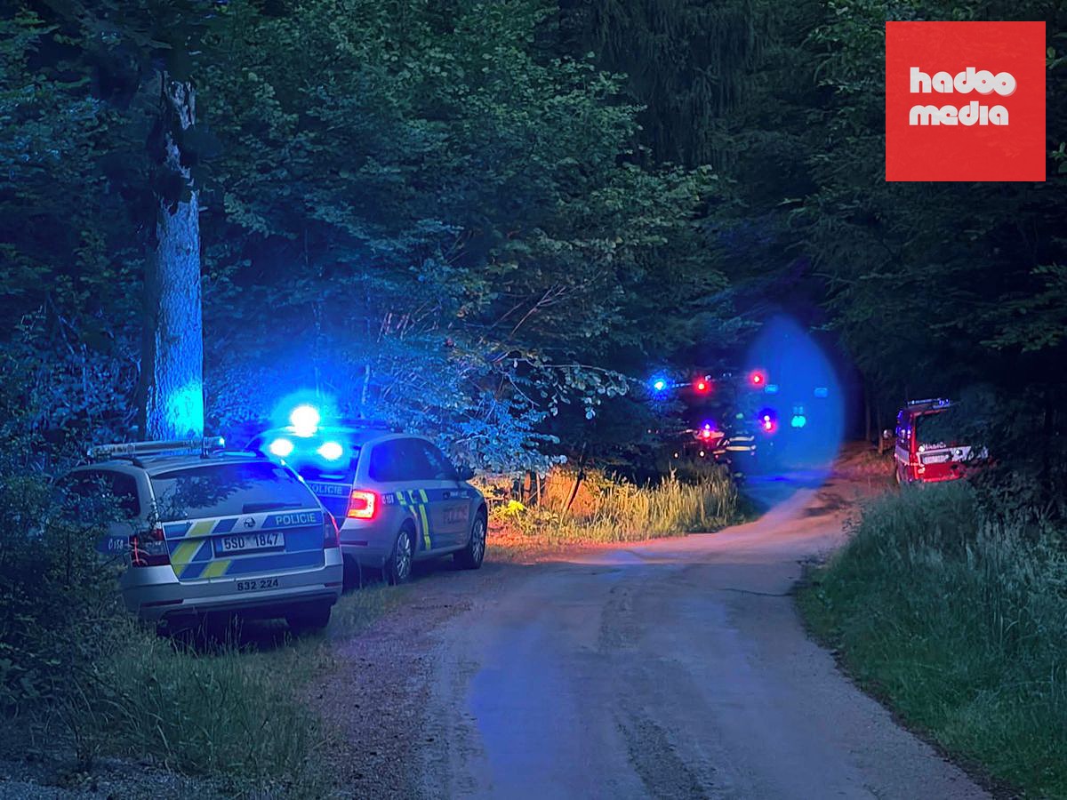 Policie na místě tragické události