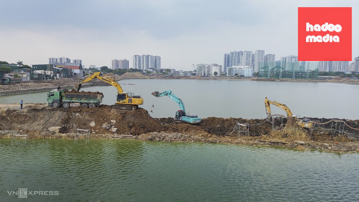 Hà Nội sắp hoàn thành loạt hồ điều hòa chống ngập quan trọng