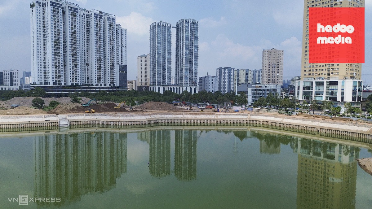 Hà Nội sắp hoàn thành loạt hồ điều hòa chống ngập quan trọng