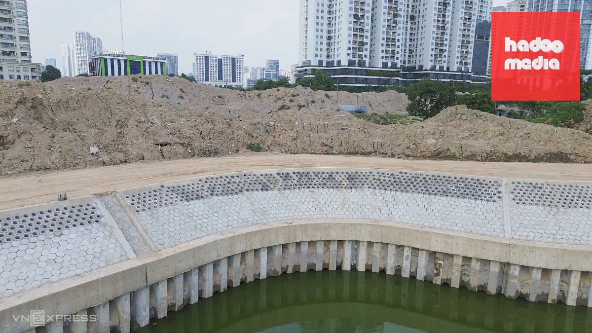 Hà Nội sắp hoàn thành loạt hồ điều hòa chống ngập quan trọng