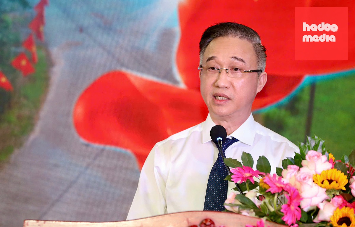 Phó bí thư Thành ủy TP.HCM Đặng Minh Thông phát biểu tại chương trình
