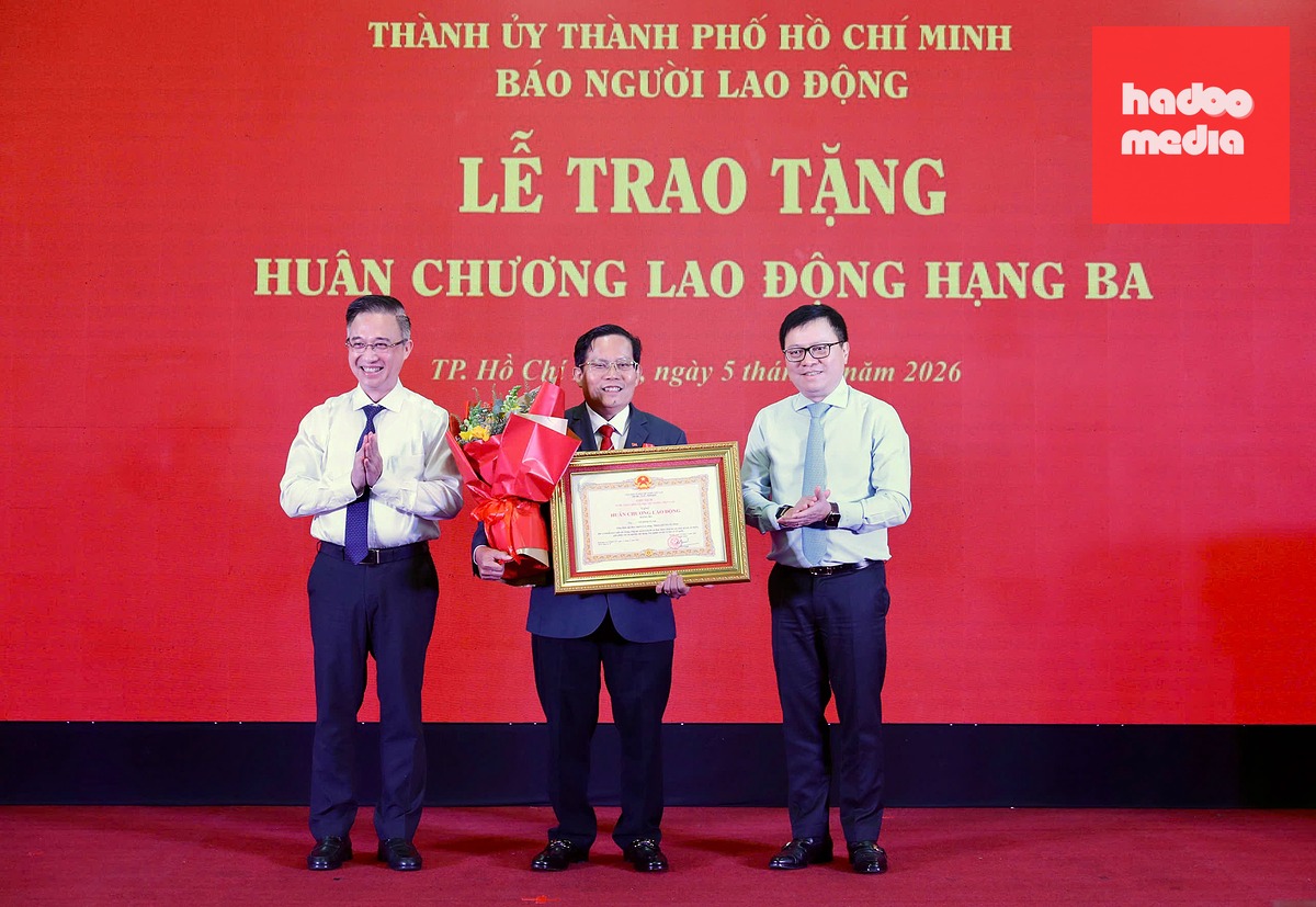Chủ tịch nước có quyết định trao Huân chương Lao động hạng ba cho Tổng biên tập báo Người Lao Động