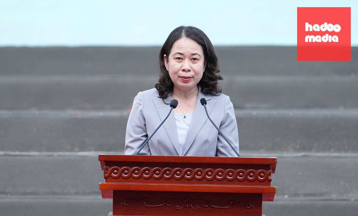 Phó chủ tịch nước Võ Thị Ánh Xuân - Ảnh: THU HƯƠNG