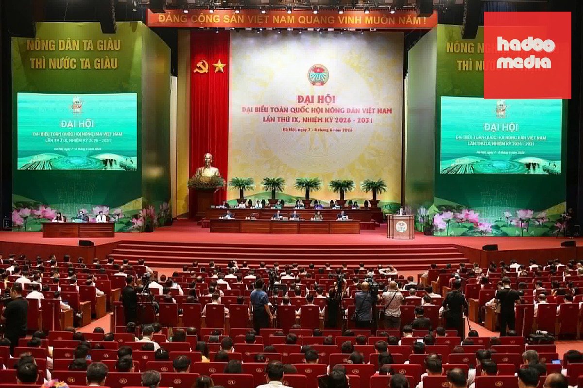 Tham dự đại hội có 599 đại biểu, đại diện cho hơn 10 triệu hội viên nông dân trên cả nước - Ảnh: NAM TRẦN