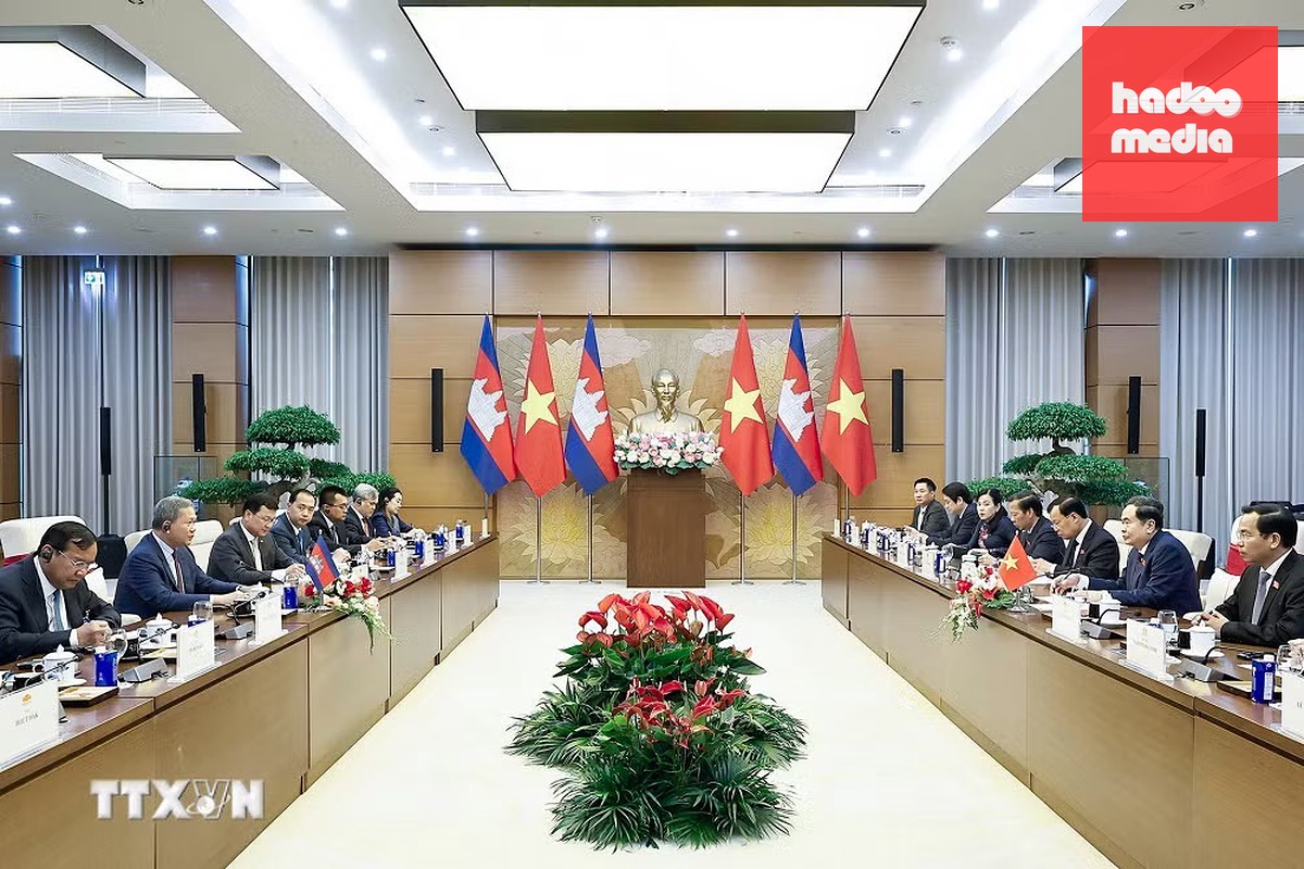 Toàn cảnh cuộc hội kiến - Ảnh: TTXVN