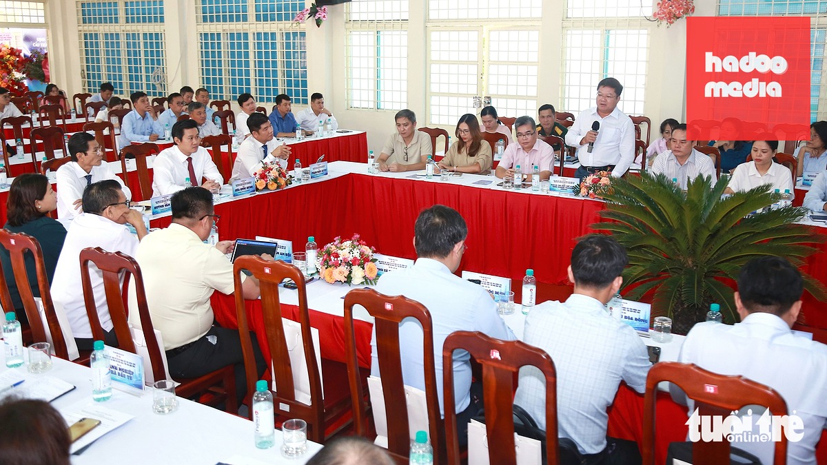 Quang cảnh hội thảo chuyên đề "Định hướng phát triển xã Củ Chi trong cấu trúc không gian TP.HCM đến năm 2040, tầm nhìn đến năm 2060" - Ảnh: NGỌC KHẢI