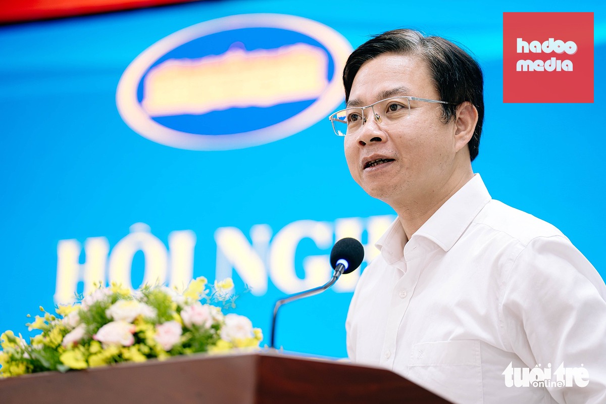 Thứ trưởng Bộ Ngoại giao Ngô Lê Văn phát biểu - Ảnh: THANH HIỆP
