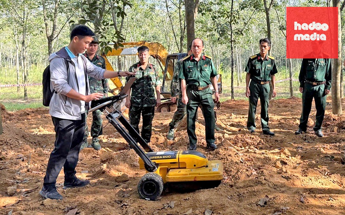 Huy động lực lượng tinh nhuệ, công nghệ hiện đại tìm kiếm hài cốt liệt sĩ tại công viên Lê Thị Riêng - Ảnh 2.