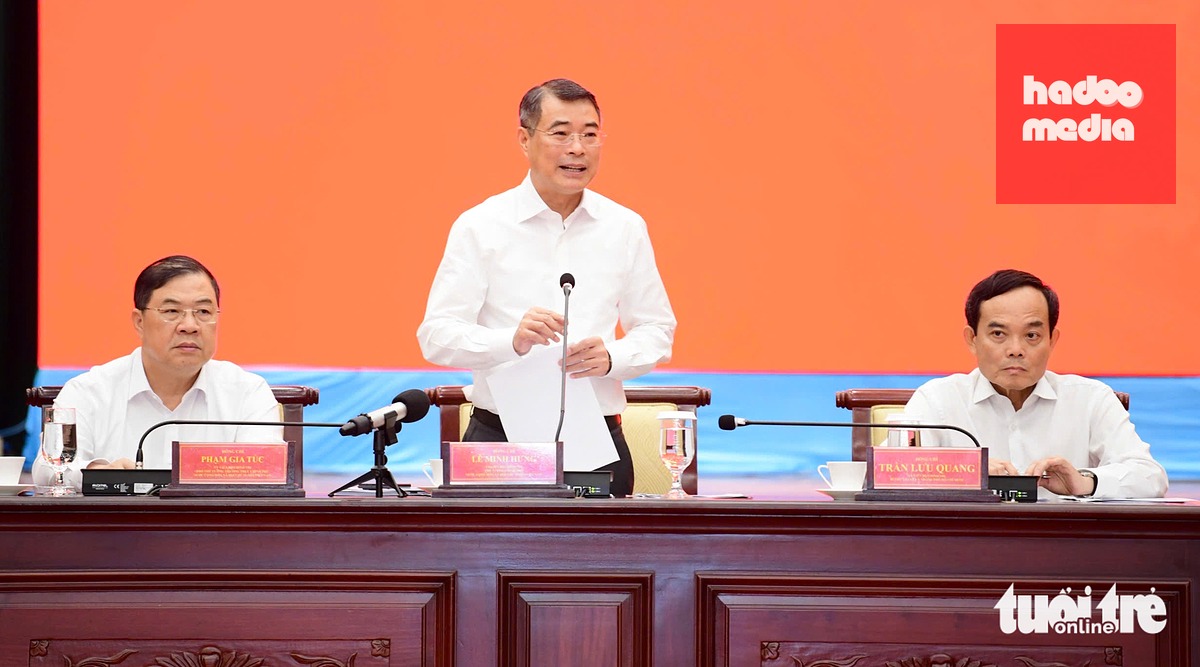 Thủ tướng Lê Minh Hưng phát biểu