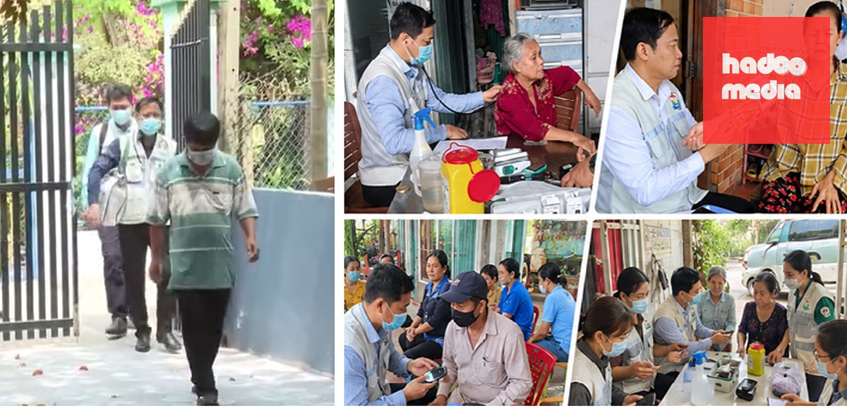 Trong thời gian từ ngày 7-4 đến ngày 7-6, 7 đội chăm sóc sức khỏe liên tục gắn với địa bàn dân cư của Trạm y tế xã Hiệp Phước đã khám sức khỏe, tư vấn phòng bệnh, cập nhật hồ sơ sức khỏe và theo dõi tình trạng sức khỏe cho hơn 3.500 người dân - Ảnh: Sở Y tế TP.HCM cung cấp