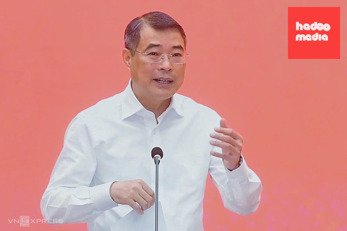Thủ tướng Lê Minh Hưng phát biểu tại buổi làm việc với Ban Thường vụ Thành ủy TP HCM ngày 13/6. Ảnh: Thanh Tùng