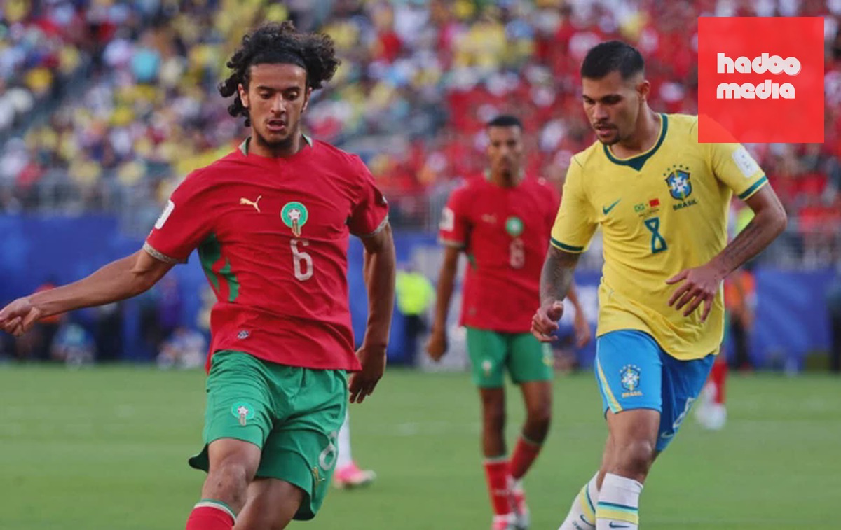 Ayyoub Bouaddi chơi thăng hoa trước Brazil.