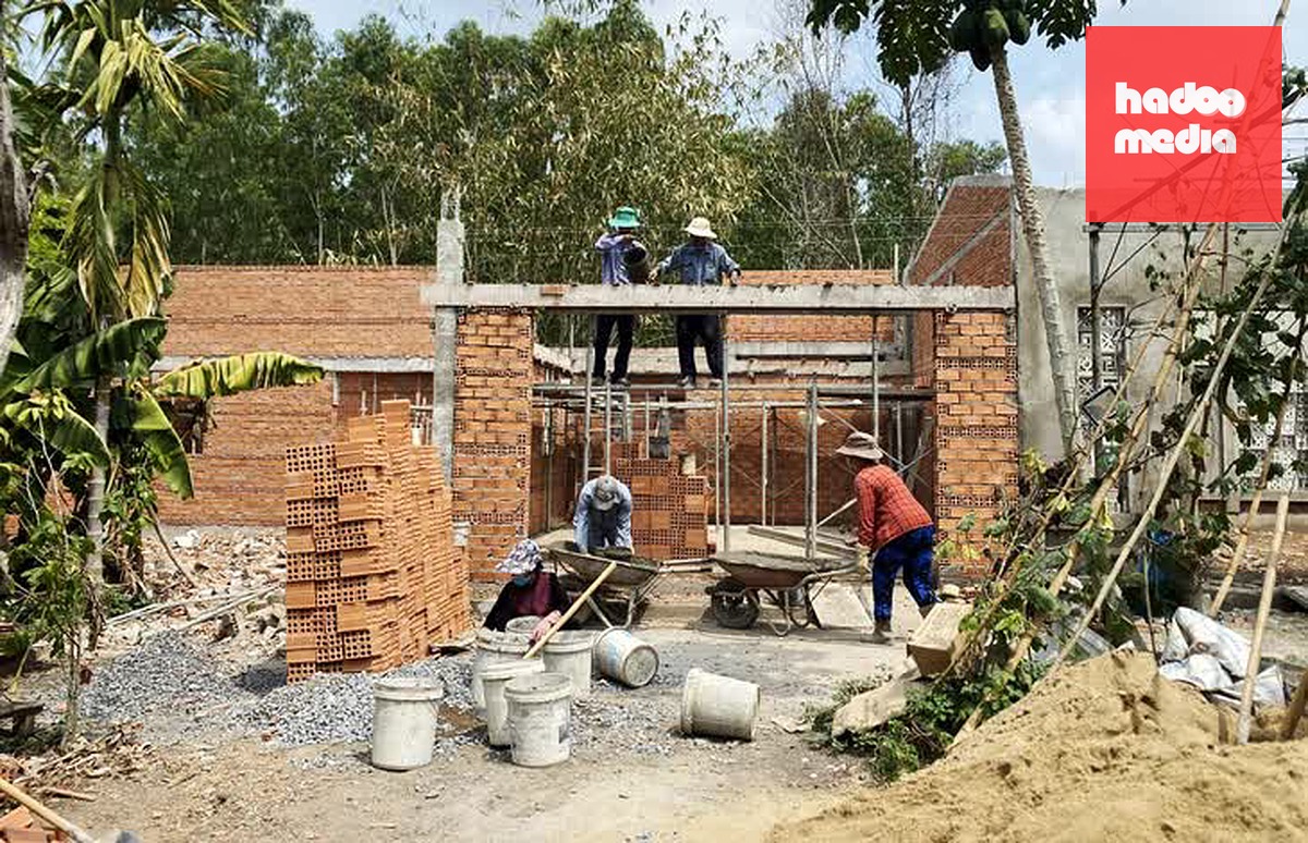 Người dân xây nhà ở TP Đồng Nai - Ảnh minh họa: TỰ TRUNG