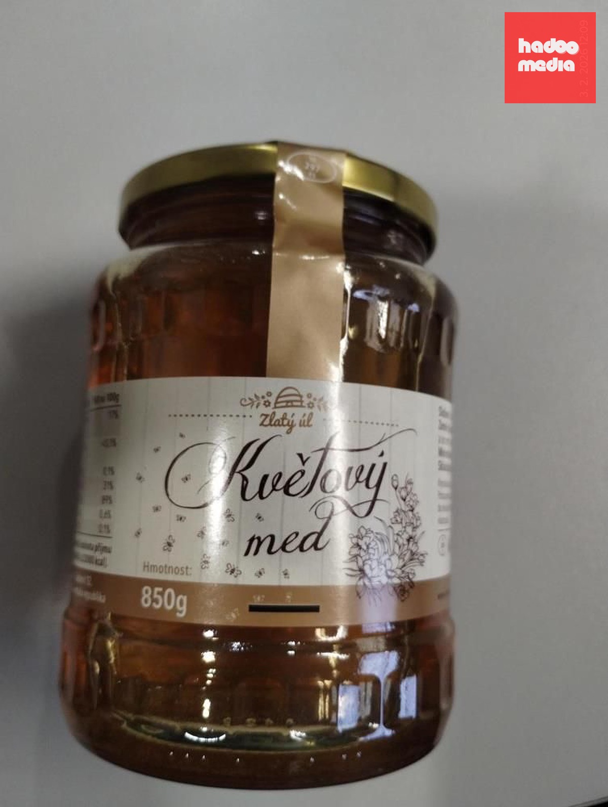 Falšovaný med slovenského výrobce