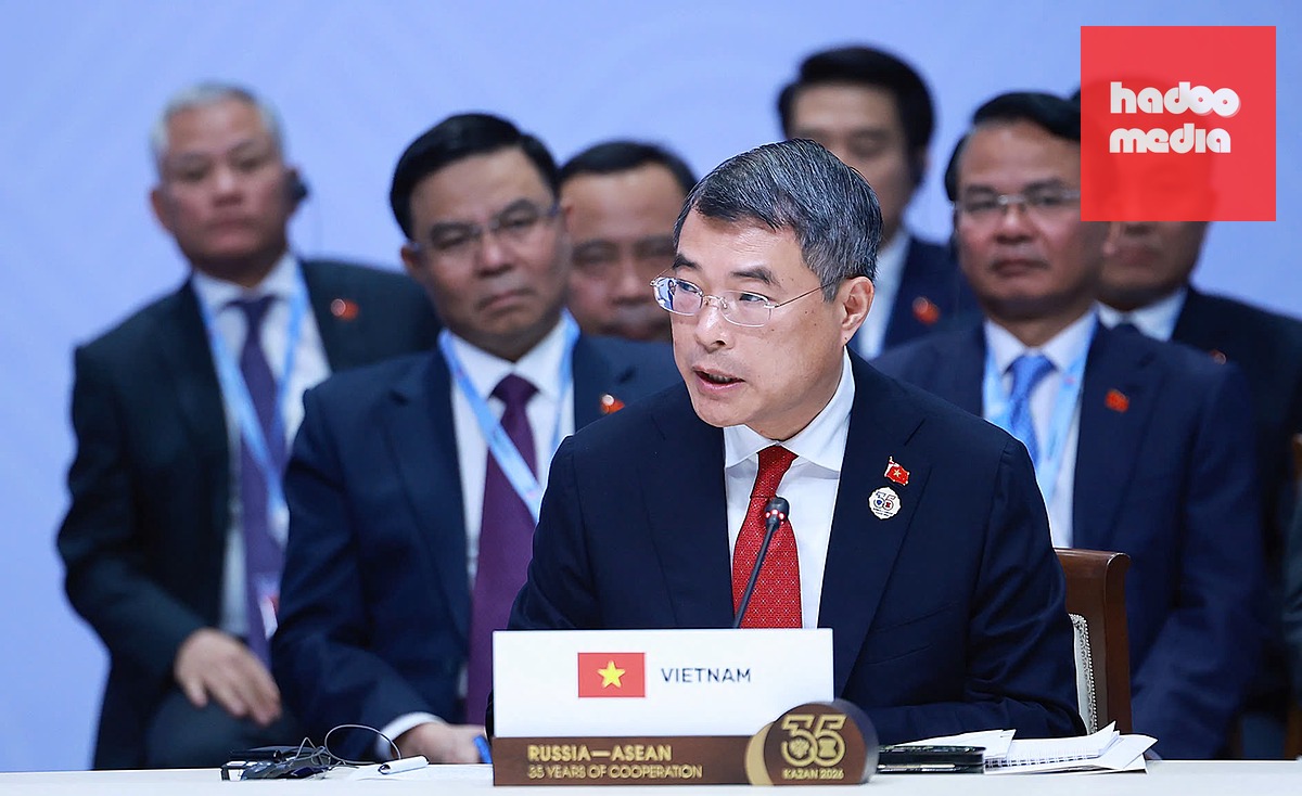 Thủ tướng Lê Minh Hưng dự Hội nghị cấp cao kỷ niệm 35 năm quan hệ ASEAN - Nga - Ảnh: VGP