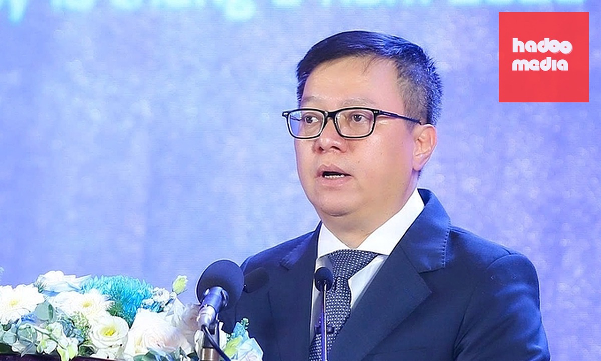 Ông Lê Quốc Minh, Tổng Biên tập Báo Nhân Dân, Chủ tịch Hội Nhà báo Việt Nam. Ảnh: Việt Trung