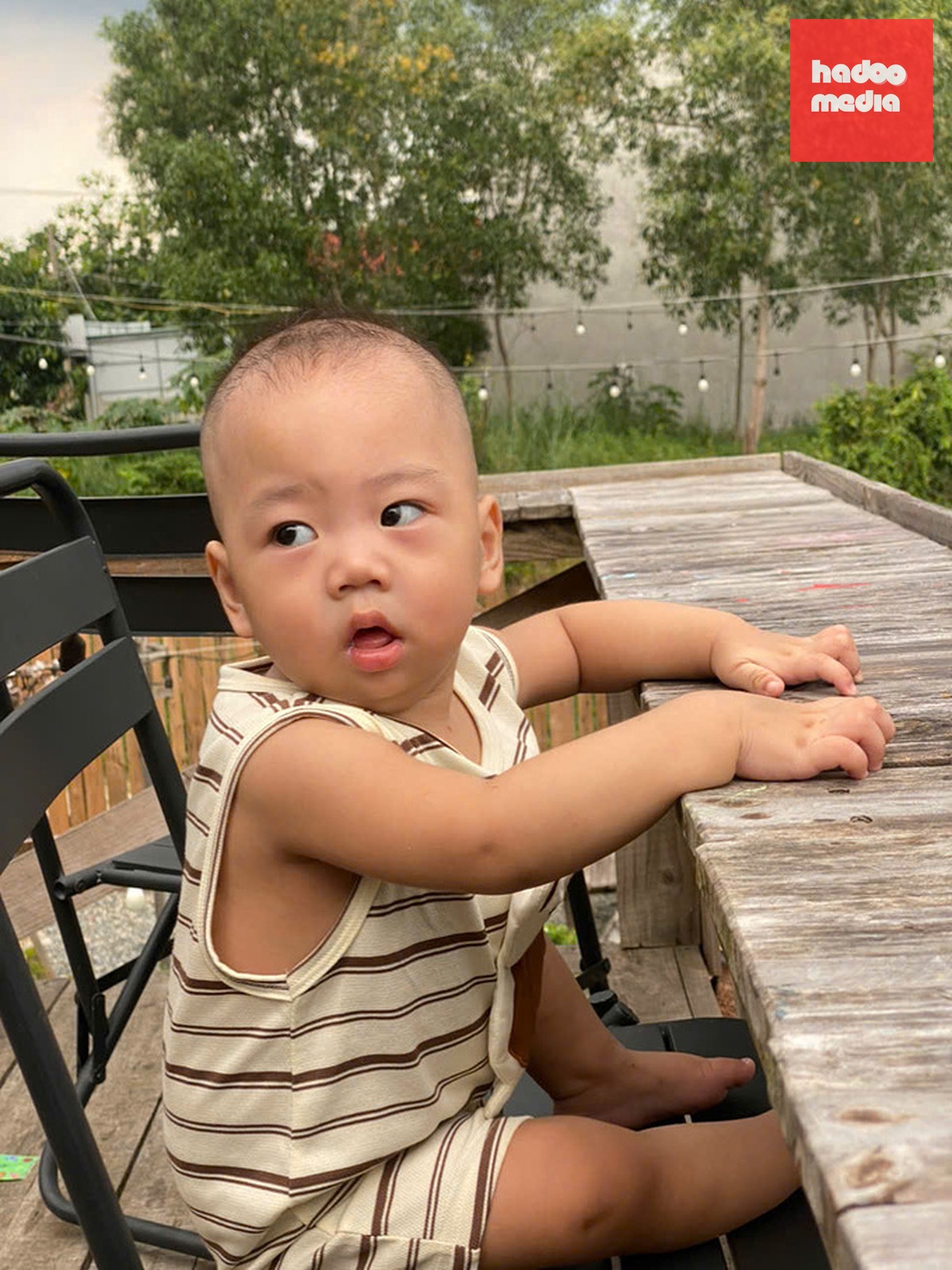 Các chỉ số của bé An hiện ổn định, hai tuần một lần đến bệnh viện truyền thuốc. Ảnh: Gia đình cung cấp