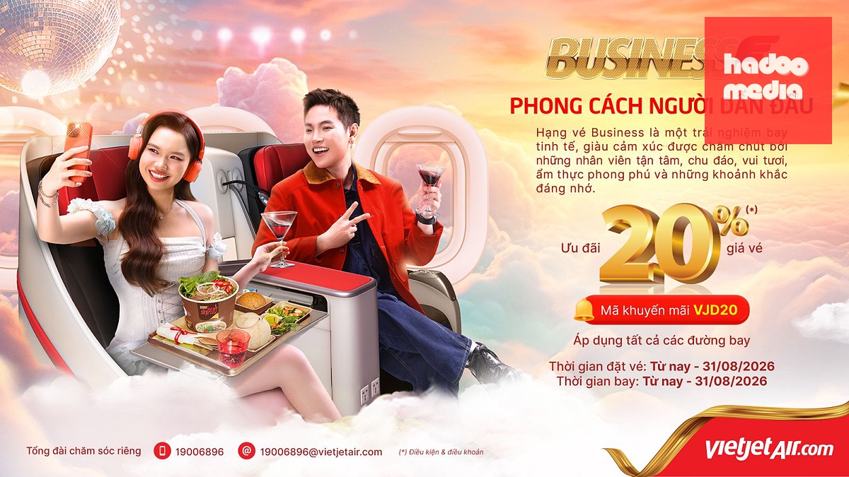 Cùng với đó là nhiều ưu đãi, giảm giá dành cho hành khách - Ảnh: VJ