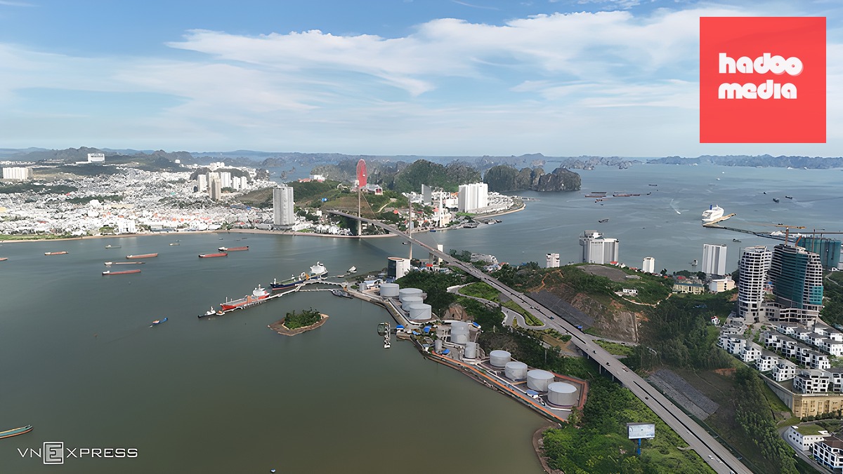 Vịnh Cửa Lục, trung tâm phát triển của tỉnh Quảng Ninh. Ảnh: Lê Tân