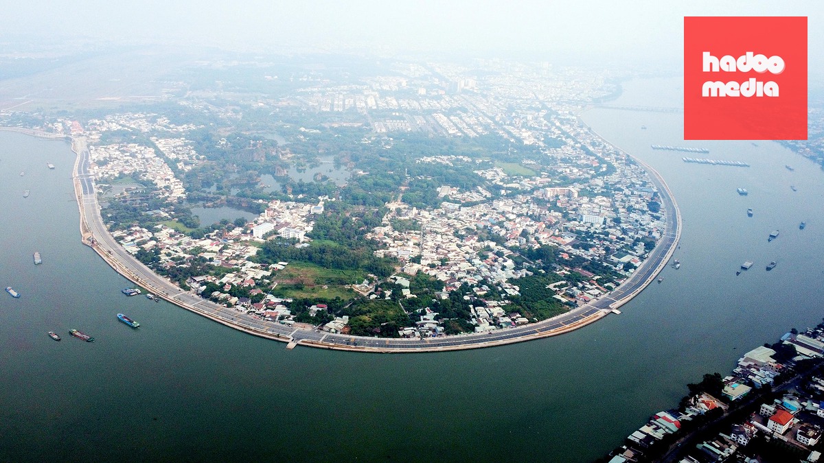 Siêu phường Trấn Biên, TP Đồng Nai sẽ tinh gọn lại còn 16 khu phố. Trong ảnh là dự án đường ven sông Đồng Nai vừa đưa vào sử dụng - Ảnh: A LỘC