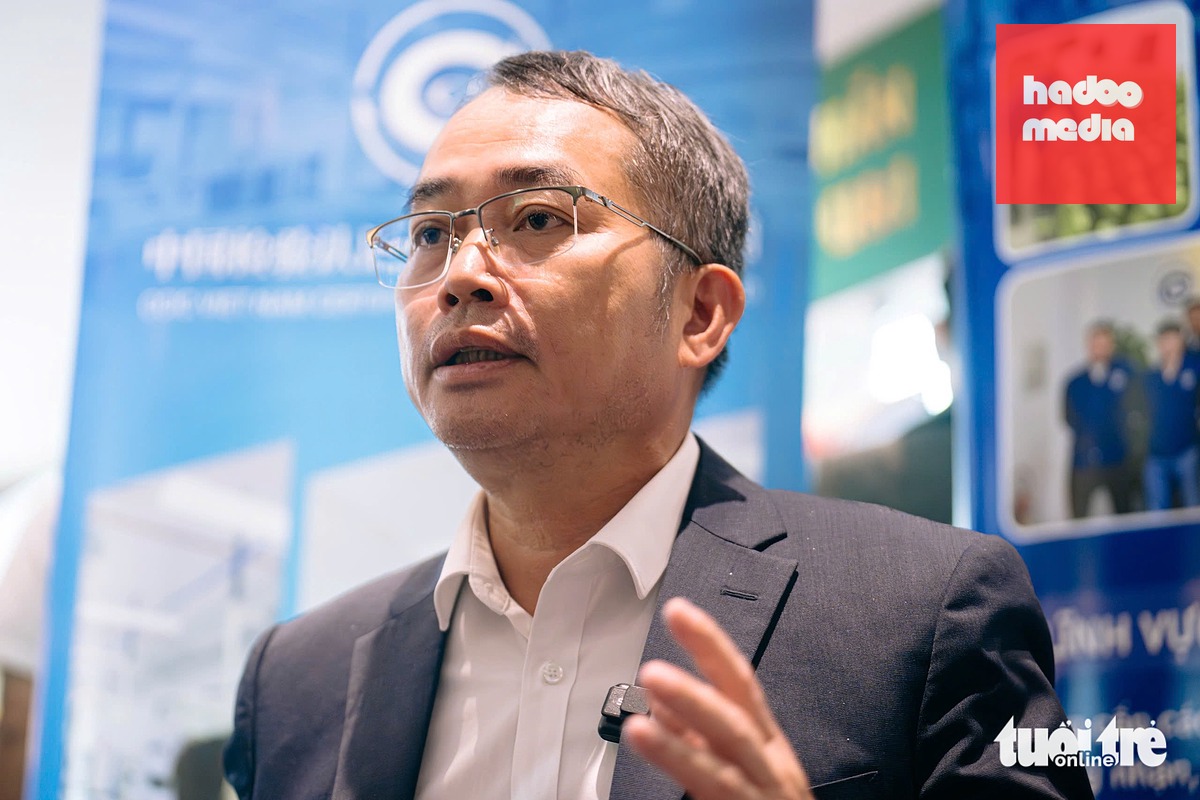 Ông Lương Đức Vinh (Liang DeRong) - Giám đốc điều hành khu vực Myanmar, Việt Nam, Campuchia và Lào của Tập đoàn Giám định & Kiểm định Trung Quốc (CCIC) - Ảnh: THANH HIỆP