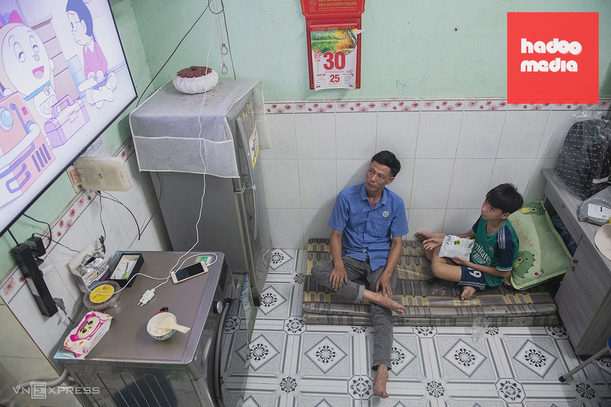 Một phòng trọ công nhân tại TP HCM. Ảnh: Thanh Tùng