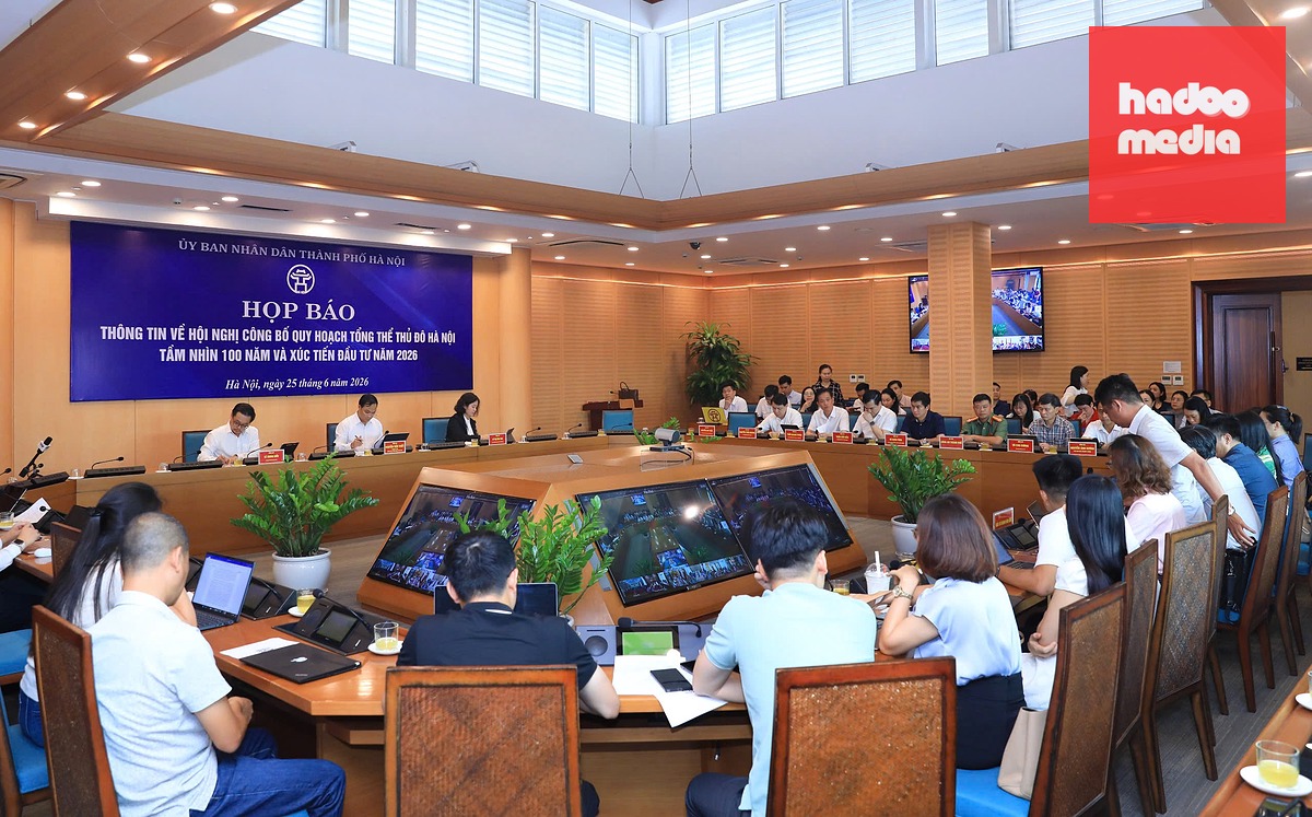Toàn cảnh buổi họp báo - Ảnh: XUÂN HẢI