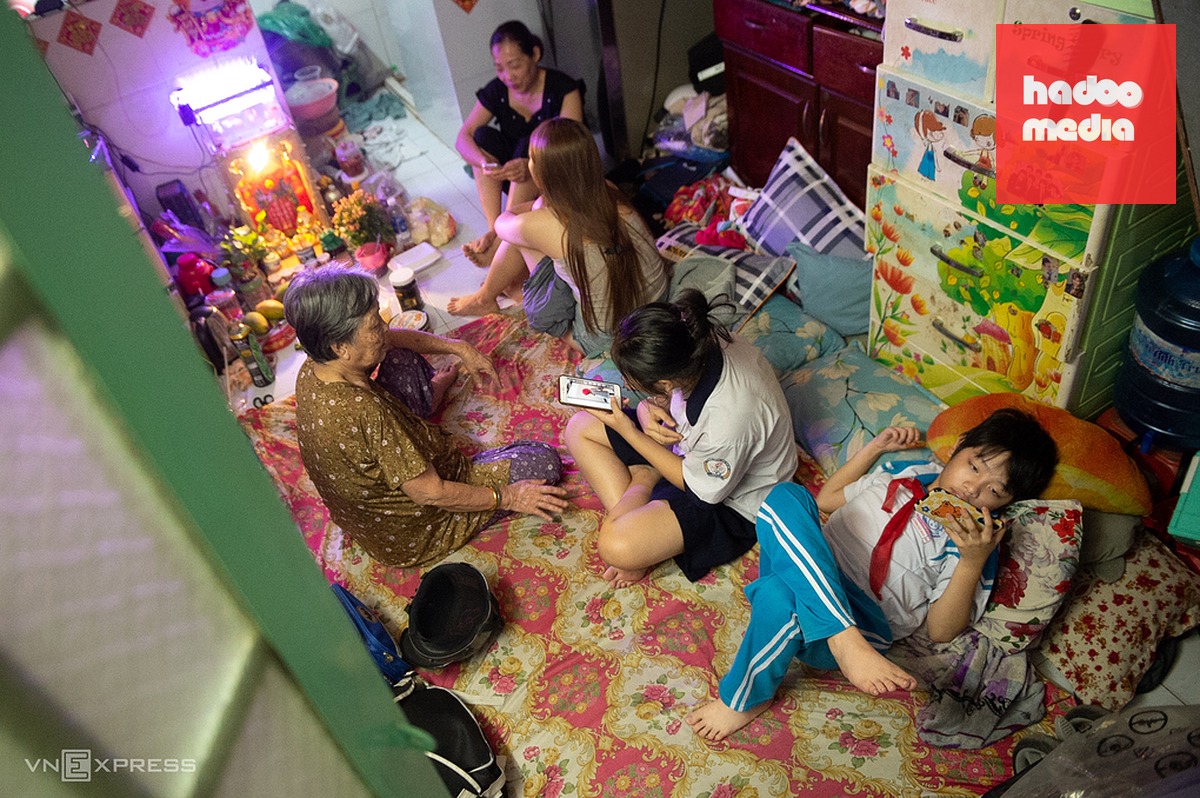 Cuộc sống trong khu Mả Lạng, phường Bến Thành. Ảnh: Thanh Tùng