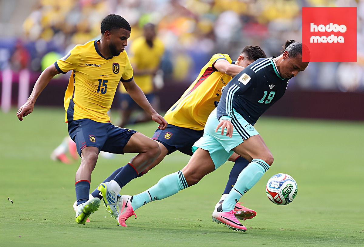 Leroy Sane sớm mở tỷ số cho tuyển Đức ở trận đấu với Ecuador. Ảnh: Getty Images.
