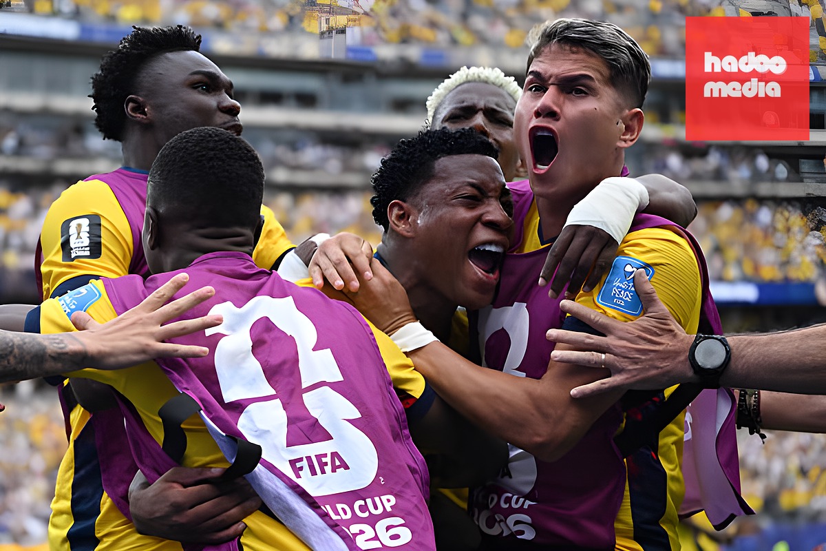 Gonzalo Plata ghi bàn ấn định tỷ số 2-1 cho Ecuador. Ảnh: Getty Images.