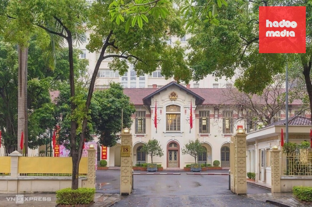 Trụ sở Bộ Khoa học và Công nghệ số 18 Nguyễn Du, Hà Nội. Ảnh: Giang Huy
